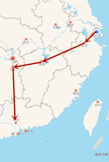 上海到广州首通高铁动车 北上广实现高铁互通