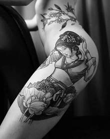 纹身在女人哪里最性感呢?.真是太好看了!