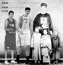 难以置信!清朝姚明身高达3米19,NBA第1巨人见