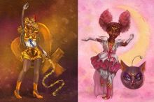 非洲版<em>美少女战士</em>!瞬间有种眼睛<em>被强奸</em>的赶脚