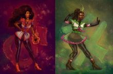 非洲版<em>美少女战士</em>!瞬间有种眼睛<em>被强奸</em>的赶脚