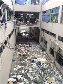 东莞美能达厂区爆炸 疑因洁净室气体管道破裂