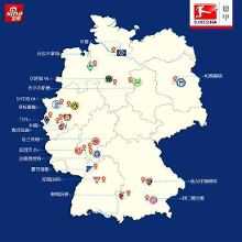 欧洲五大联赛球队地图:看看你球队在哪(组图)【