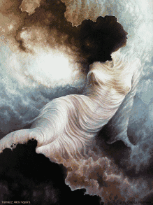 壁纸 动物 狗 狗狗 油画 219_293 gif 动态图 动图