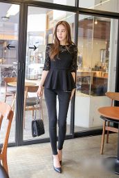  蕾丝衫 浪漫柔美 打造春日淑女风【1】-新闻频