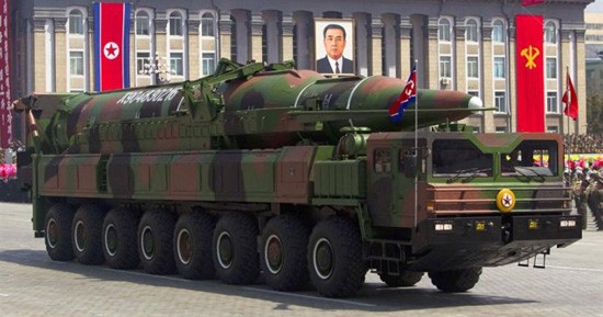 朝鲜"舞水端"中程弹道导弹.资料图