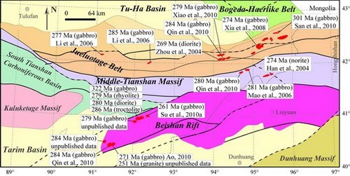 地质地球所研究发现北山中酸性岩的成因及其构造意义(图)