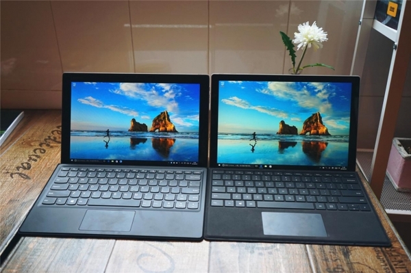 谁逐鹿中原?联想miix5pk微软surfacepro4堆头教程图片