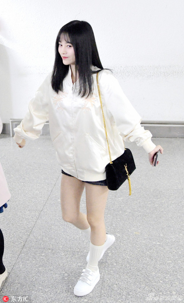 snh48鞠婧?美腿又细又白