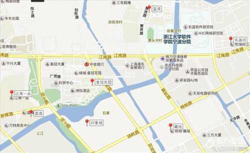 宁波高新区印象城和镇海银泰城规划待建中图片