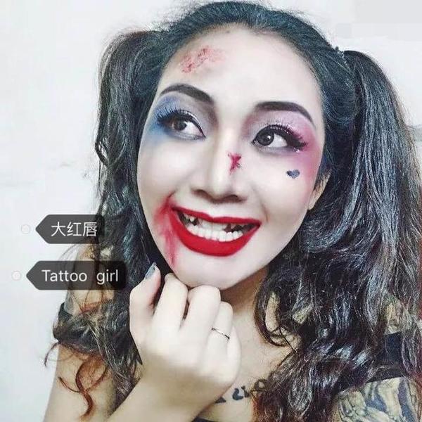 淋漓的视觉效果 是不是也让你惊心动魄一番 猫粉这款逼真的万圣节妆容