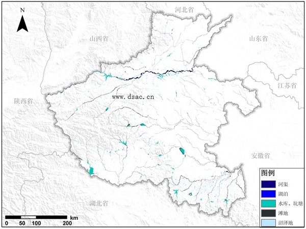 黄河横贯中部,境内干流711公里,流域面积3.