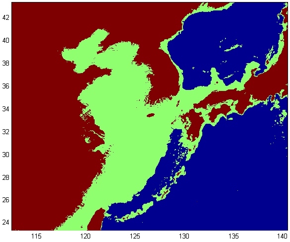 如果海平面下降 500 米,地图会变成什么样?