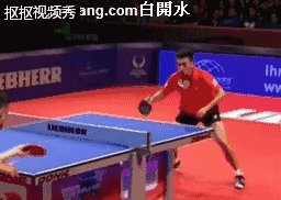 亚欧新星超强正手技术:gif动图演示