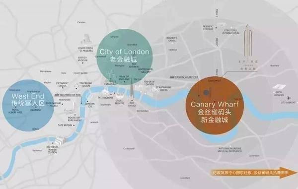地处金丝雀码头板块黄金区位
