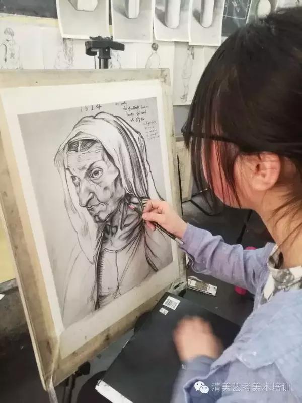 清美艺考2017级基础二班学生练习作品展