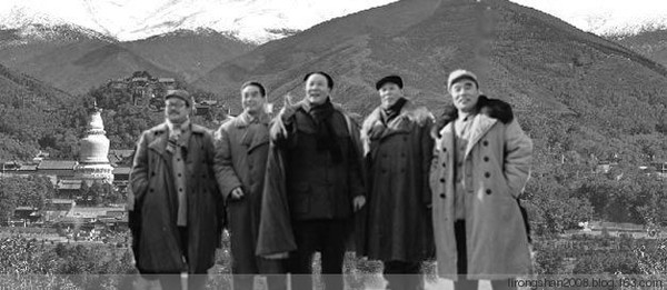 解放前夜毛主席与五台山高僧激辩:首次公开图片