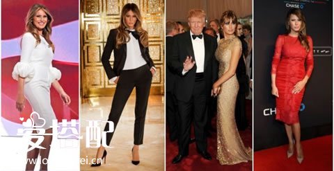 美国新任第一夫人melania,时尚穿衣大盘点