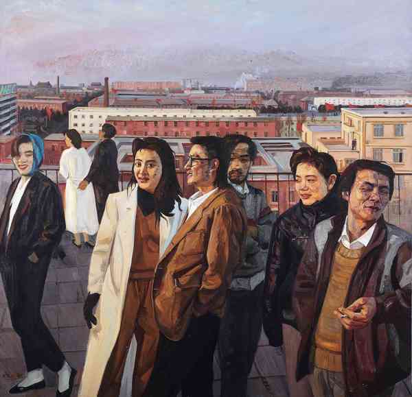 油画拍出天价的刘小东,画出中国人的众生相