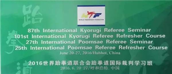 韩国国技院黑带四段 国际级裁判,国际师范 第二届青年奥运会跆拳道