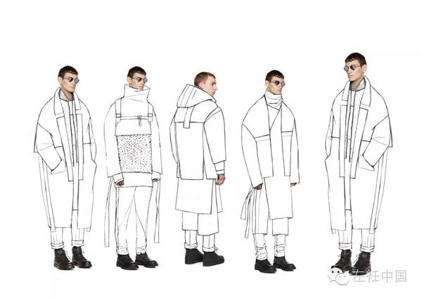 以山为灵感的服装设计