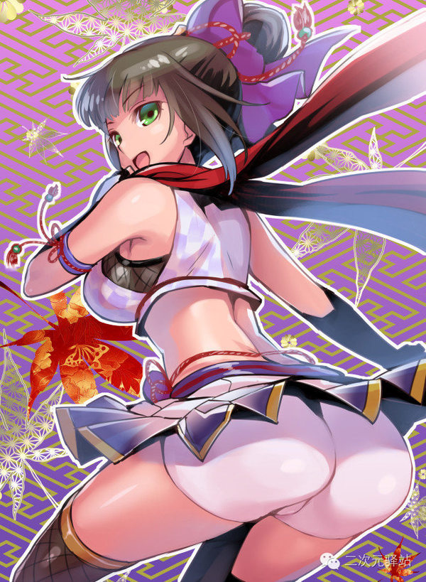 二次元美少女运动短裤壁纸
