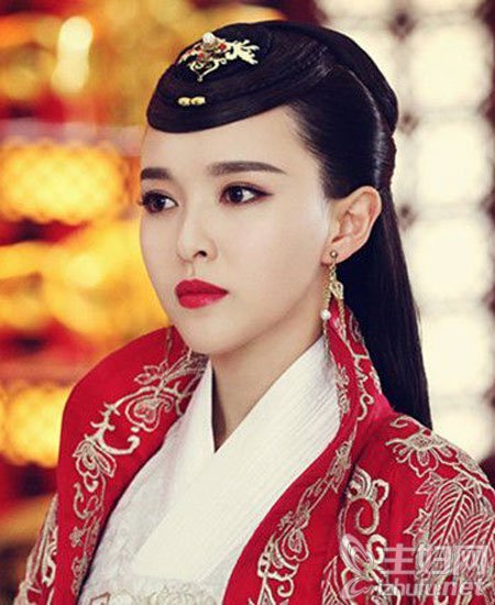 《头型未央》唐嫣发型男生华丽变身演绎a头型古装中学长发锦绣女王图片