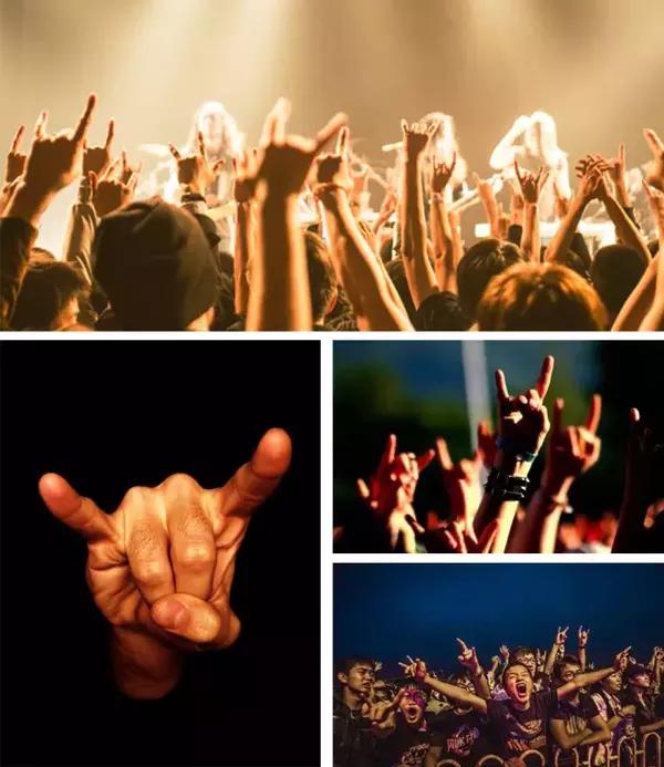金属礼爱与和平礼 【金属礼】 摇滚现场食指和小拇指上扬的手势意思是