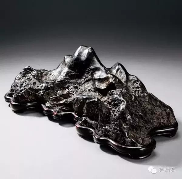 《清 灵璧石砚山摆件》