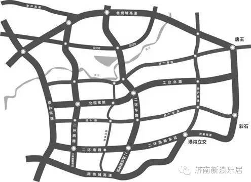 枣庄二环路线图