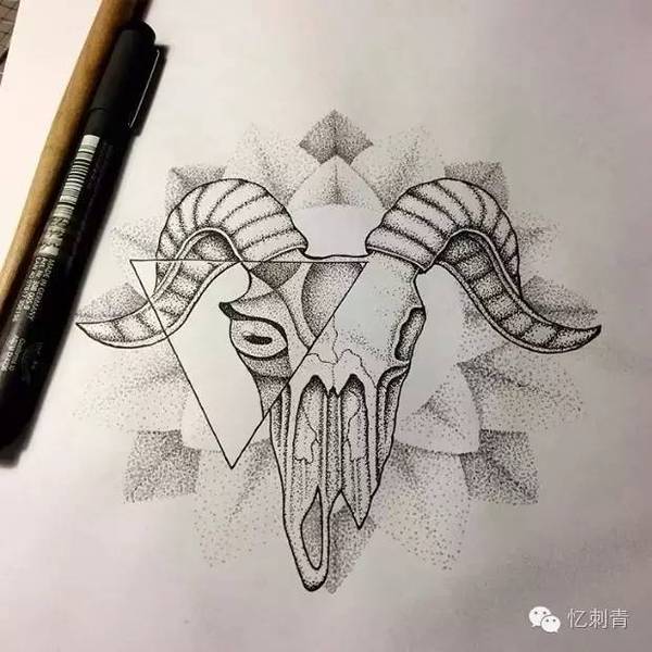 十二星座之摩羯座纹身金牛座爆照图片图片