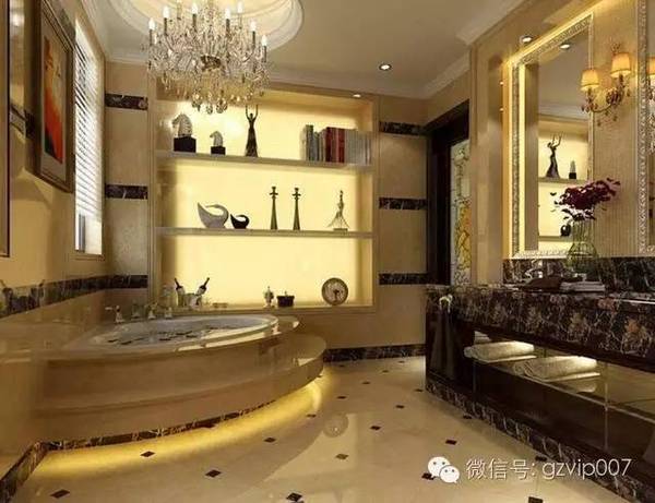 高端、大气、上档次,用这三个流行语来形容别墅装修是最合适不过了的,别墅是身份的象征,别墅业主们在装修时力求每一个空间都做到豪华、舒适,当然也包括卫生间的装修。卫生间作为使用频率较高的家居空间,当然不可以忽略了细节。带大家一起来欣赏下2016别墅卫生间高档装修效果图。