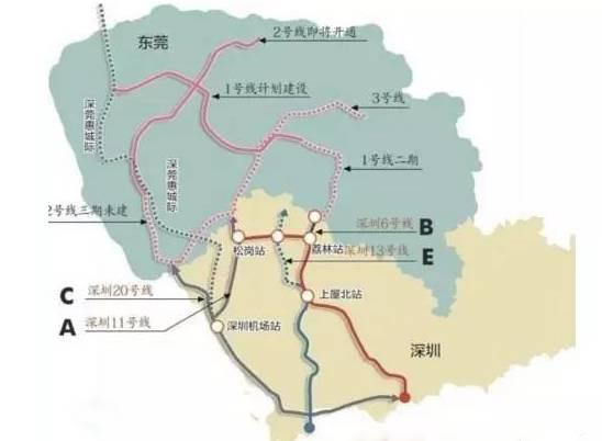 深圳又一次改变!最新高清地铁线路图 附线路图