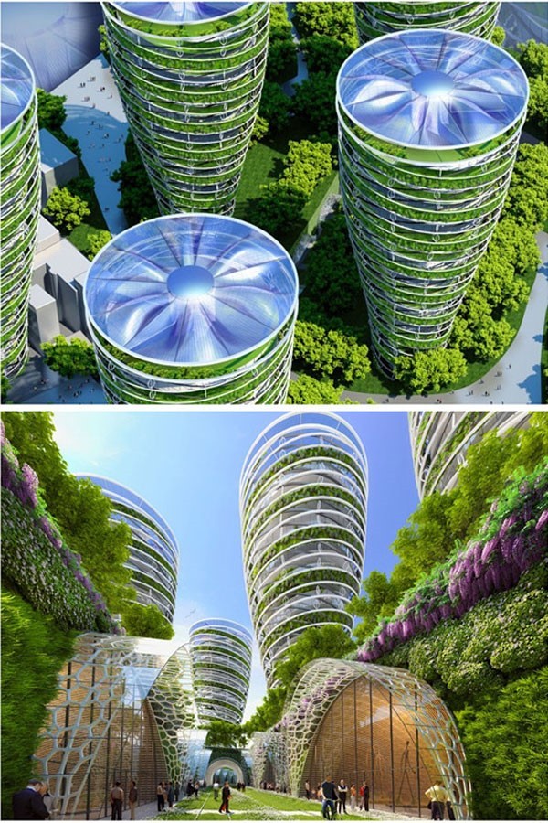 惊呆了!2050年的未来巴黎城市
