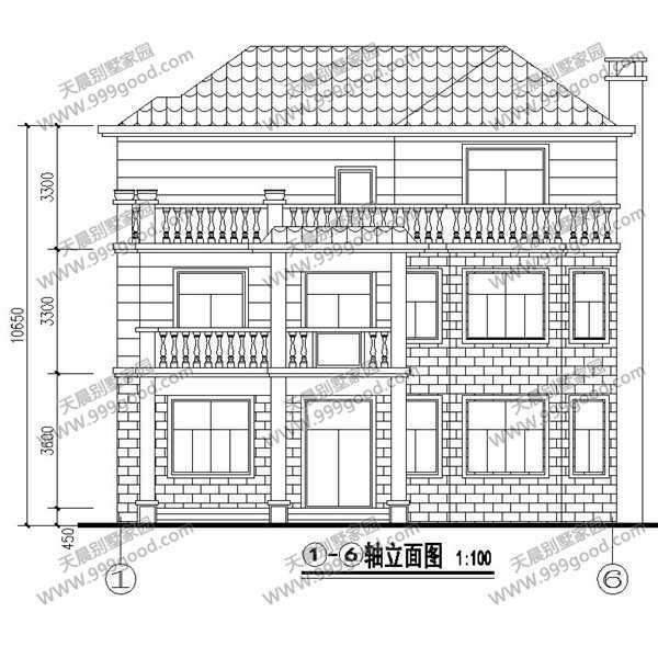农村别墅设计图 平面图,造价不过40万!