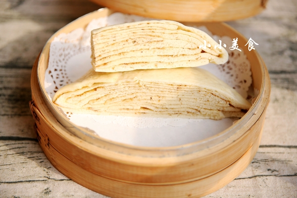 【千层蒸饼】柔软不粘牙,发面养胃好消化，味道香