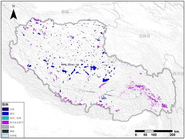 研究西藏水域分布数据 可推动城市化进程