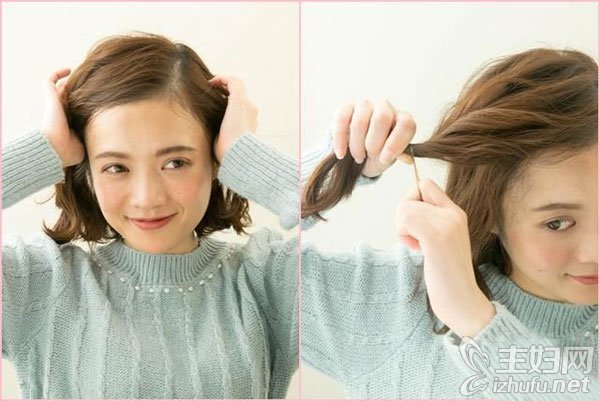 来源:izhufu.net 推荐阅读:《蓝色大海的传说》热播 全智贤长发女神女神经 日系侧边短发编发发型 先来看这款日系侧边短发编发发型,将齐脖短发简单进行编发后轻轻松松提升整体气质感,刘海简单扭转编发,加上蝴蝶结发夹的点缀整个造型看起来精美秀气,简单扭转编发让原本单一的短发瞬间变得时髦洋气了起来,露出额头出来简直美呆了,下面跟着主妇网的小编一起来学习这款短发侧边编发的编法吧。