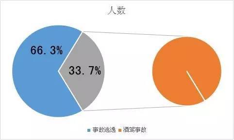 从禁驾原因来看 因事故逃逸被终身禁驾为61人 因酒驾事故被终身禁驾为