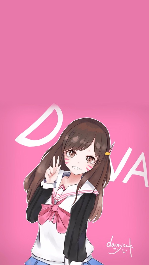 DVA爱你哟!守望先锋DVA动漫壁纸特辑