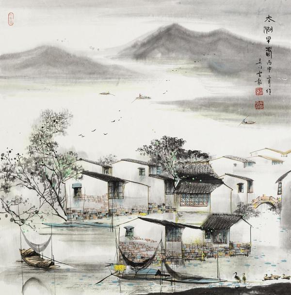 吴门名家——画家魏云龙国画赏析