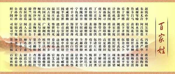 全国人口最多的姓氏是_天津十大名门姓氏,看看你是不是名门望族之后 我是(2)