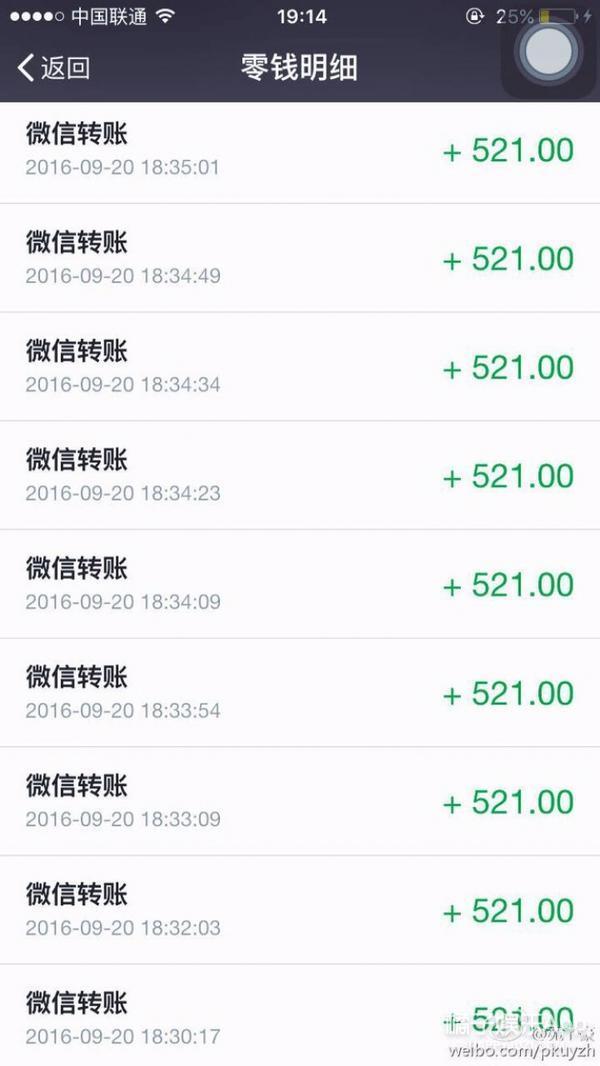 北大双胞胎转账都转521元,这年头兄弟俩都开始喂狗粮了!