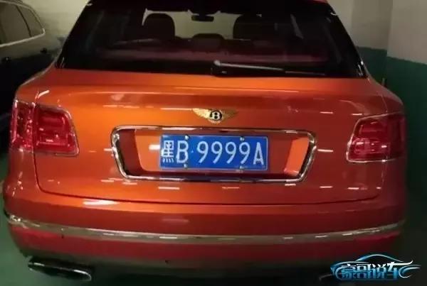 国内最牛的14辆宾利添越!9连号车牌最受欢迎!