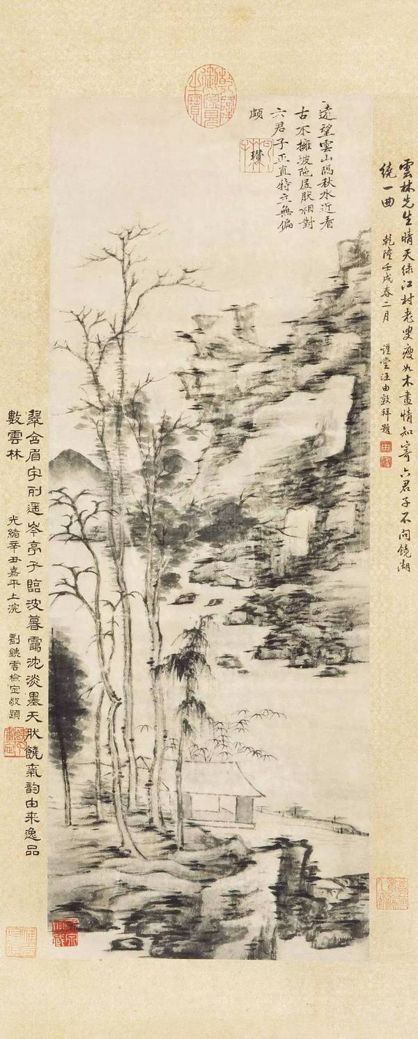 元-倪瓒绘画作品欣赏