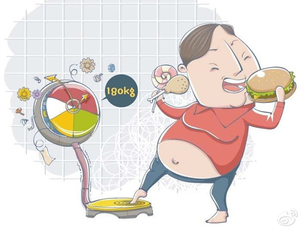 人道中年后事业有成,工作进入稳定期,压力减轻从而心宽体胖;同时身体