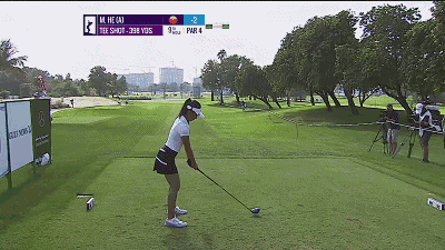 17岁的高球小辣妹,从她的挥杆中,我学到了很多!