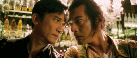 毕竟,错过这部戏,再想看梁朝伟啵金城武,金城武回一句