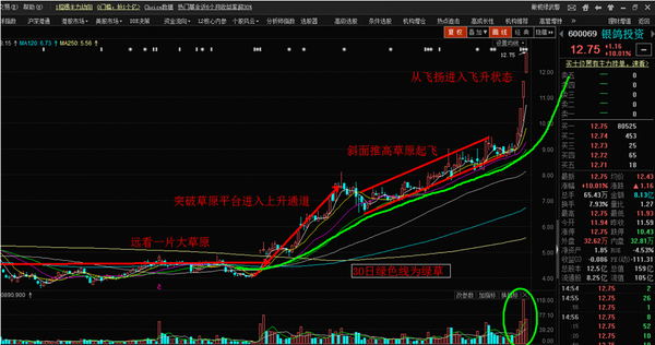 黑马草上飞加斜面向上推高,这只妖股要翻倍!