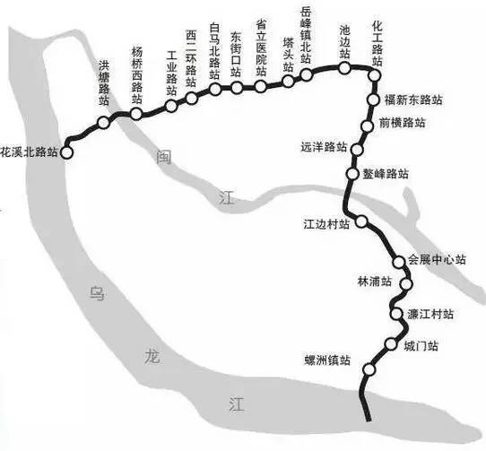 福州地铁5号线来了!一期设21个站,看看有没有经过你家